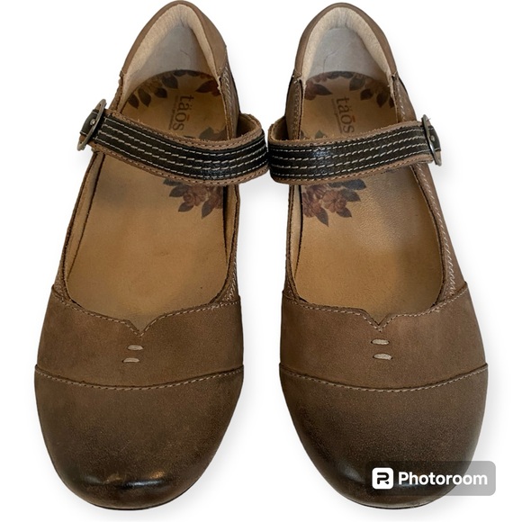 Taos leather Mary Jane shoes Sz 7.5 - Picture 2 of 14